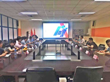 中科院海岸带钻研所辅导专家一行到55世纪软件调查